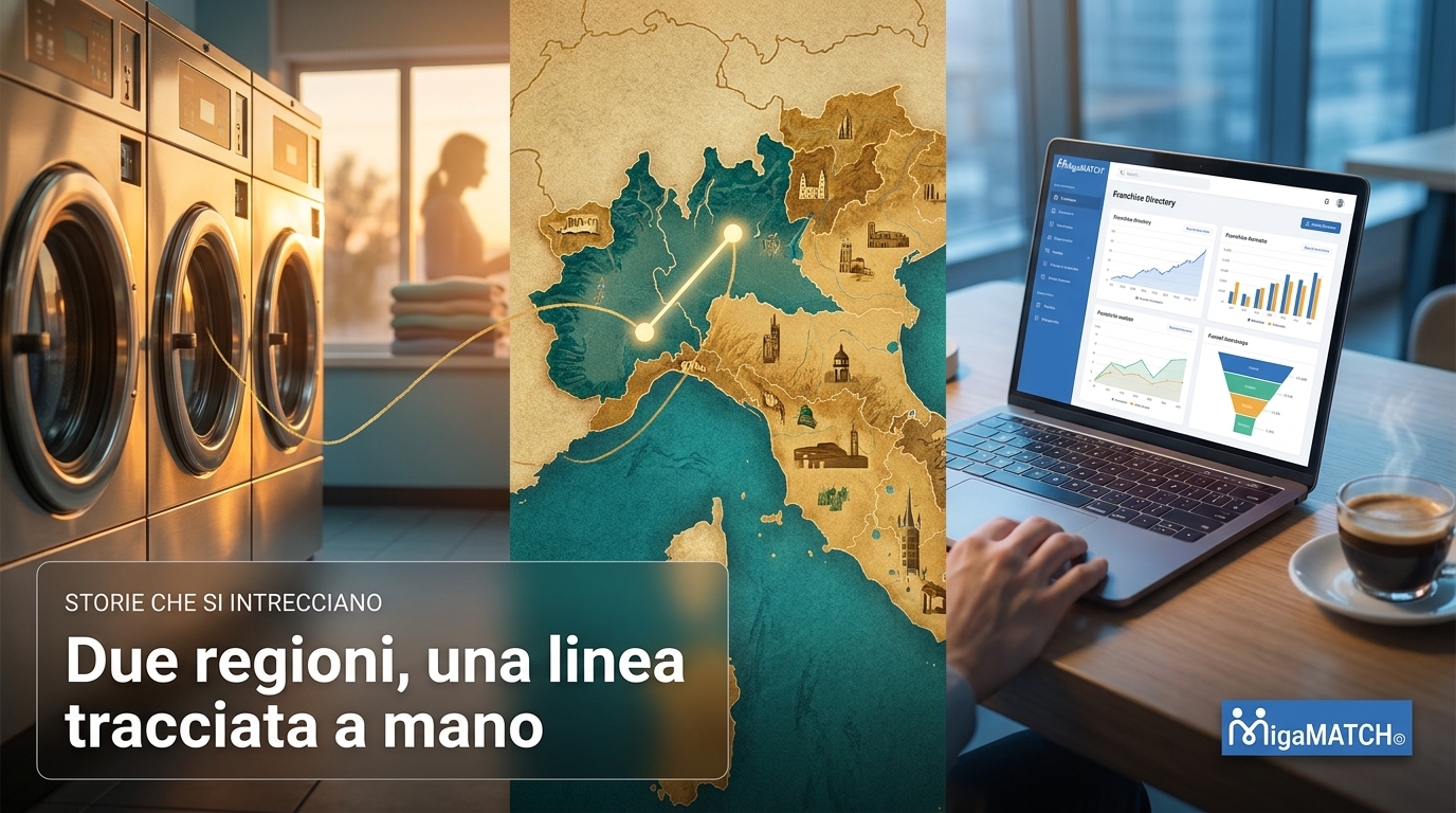 Due regioni, una linea tracciata a mano — Storie che si intrecciano