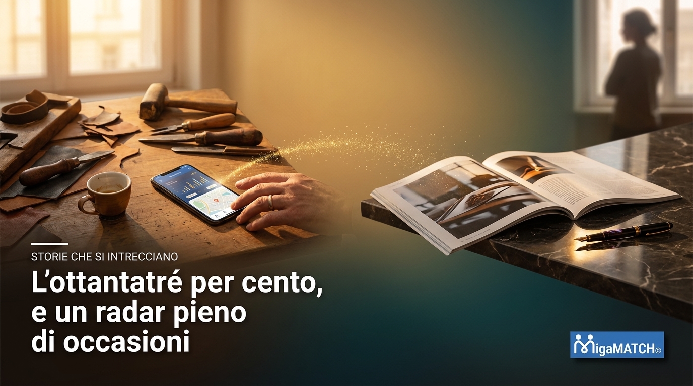 L’ottantatré per cento, e un radar pieno di occasioni — Storie che si intrecciano