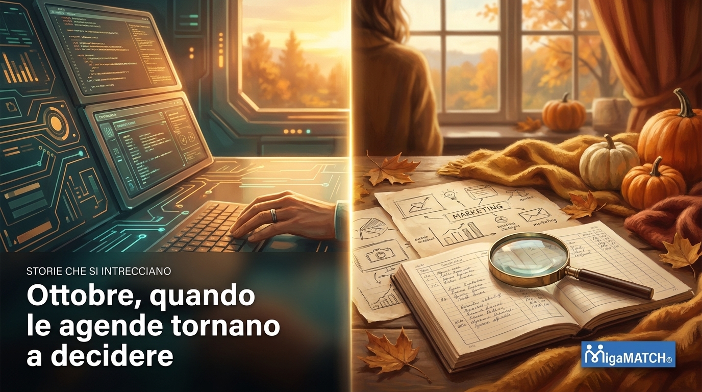 Ottobre, quando le agende tornano a decidere — Storie che si intrecciano