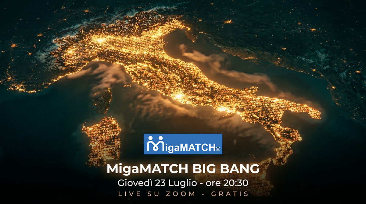 Offizielles Plakat des MigaMATCH BIG BANG vom 23. Juli 2026